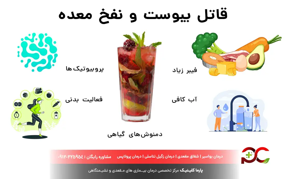 قاتل یبوست و نفخ معده