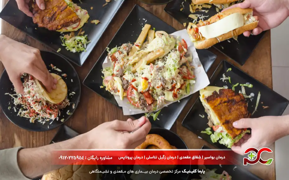 دل درد بعد از غذا